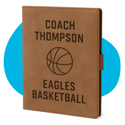 Personalized Playbook Binder or Notebook