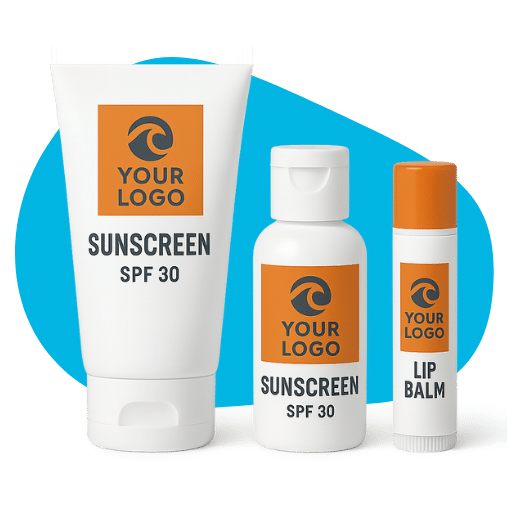 Mini Sunscreen Bottles or Skincare Kits
