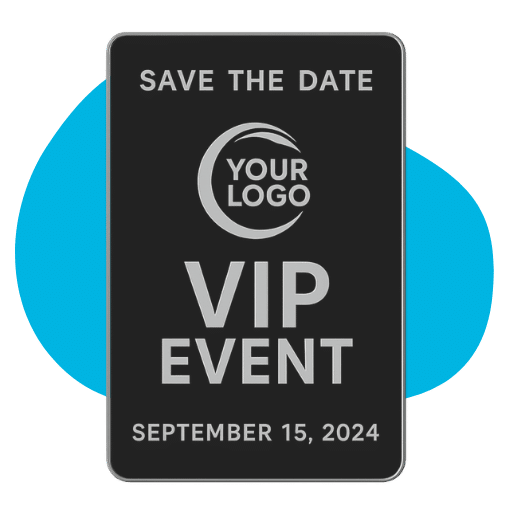 Logo-Etched Acrylic Invitation Cards