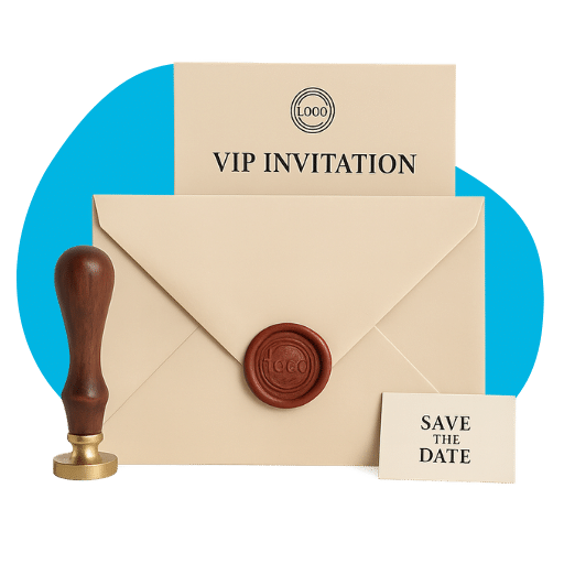 Personalized Wax-Sealed Envelopes