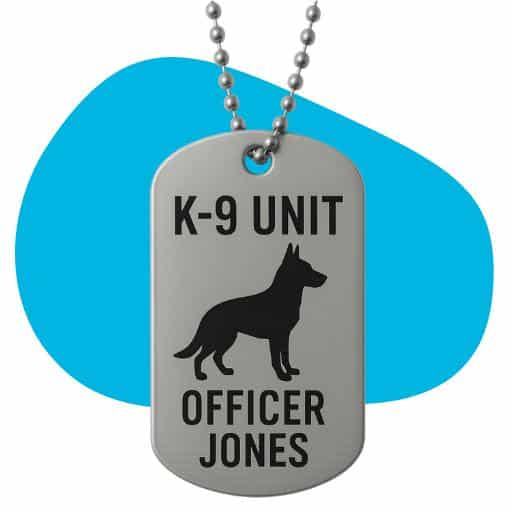 K-9 Unit Dog Tags
