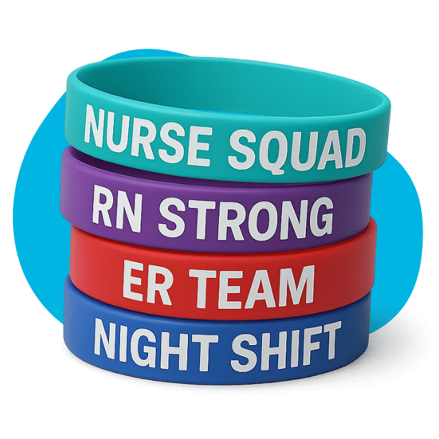 Nurse Squad Wristbands