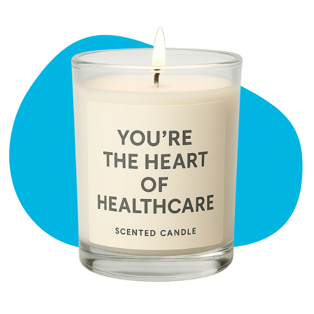 Scented Candle with Message