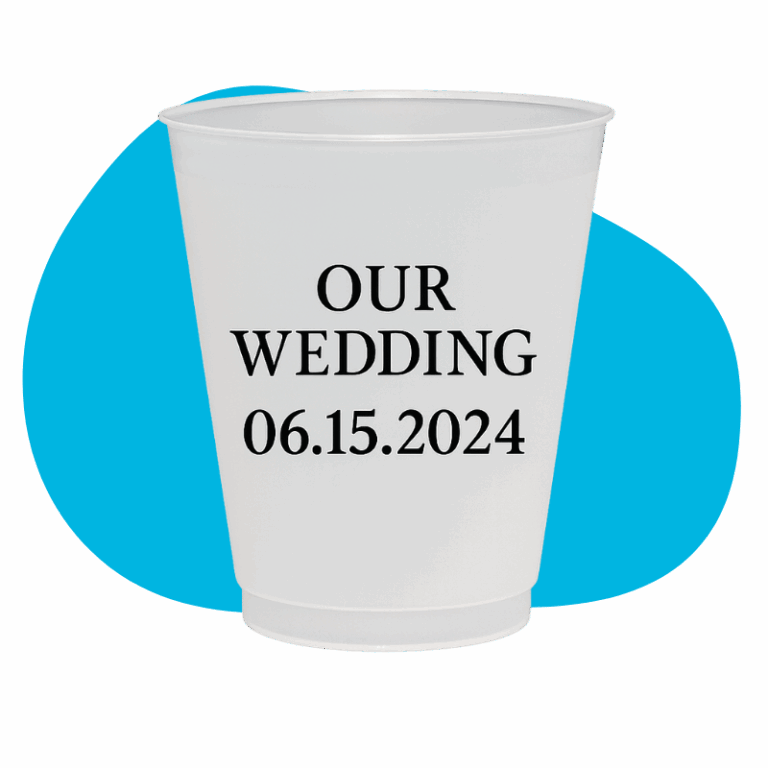 Wedding Date Drinkware