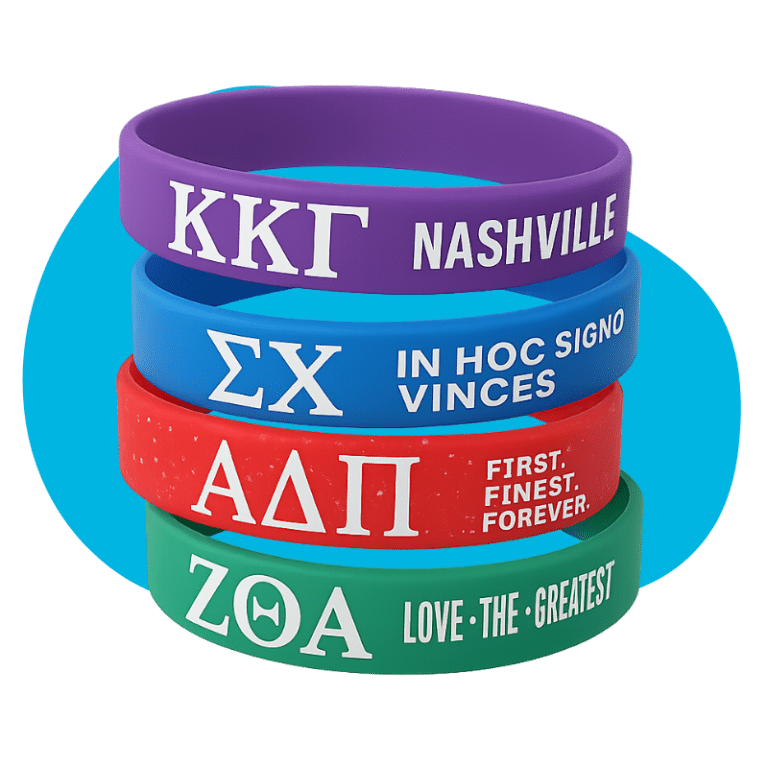 Greek Life Wristbands