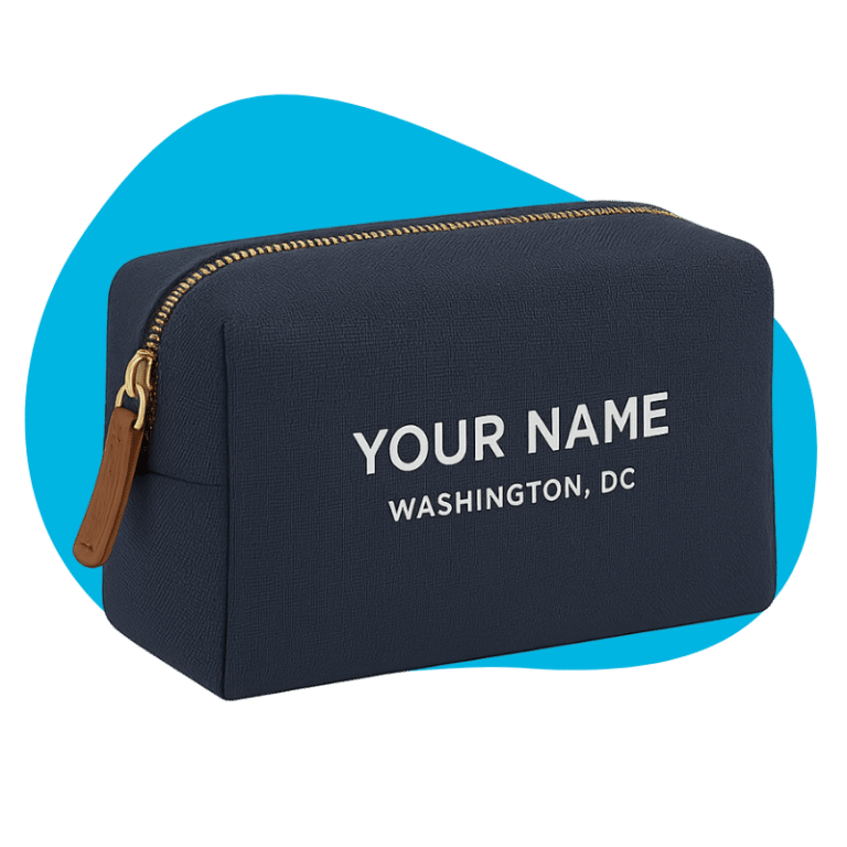 Personalized Travel Pouches