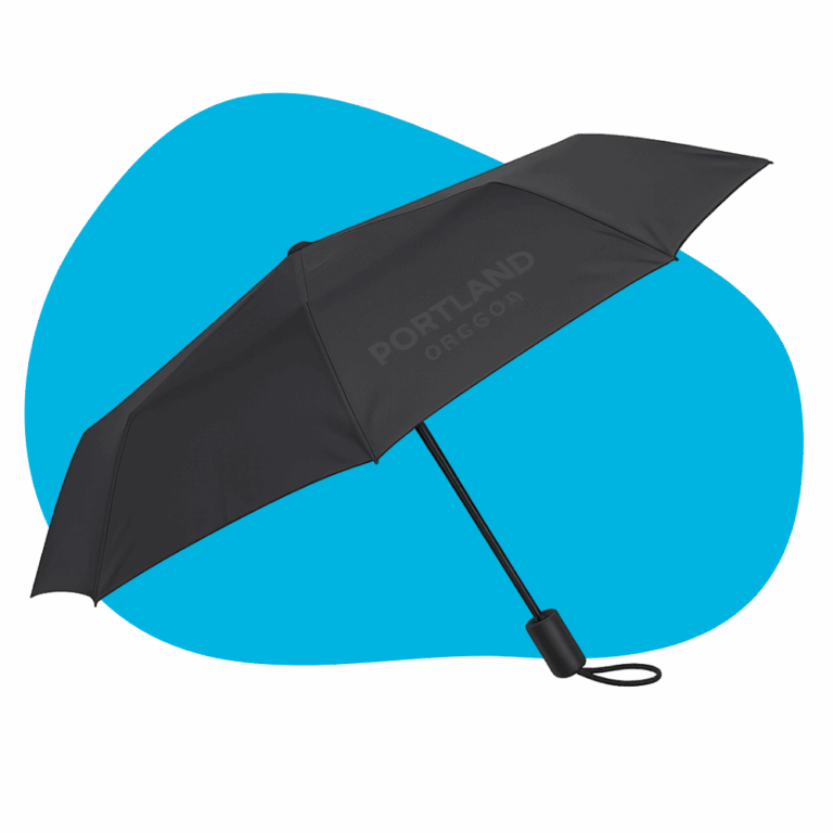 Rain-Ready Branded Umbrellas