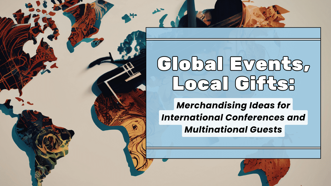 World map with 'global events' and