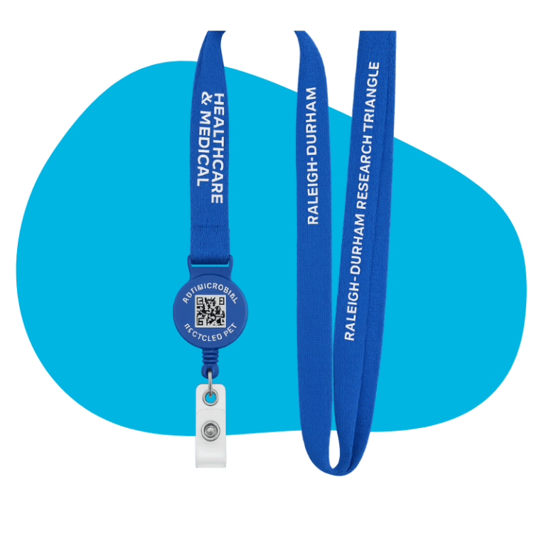 Antimicrobial Badge Lanyards & Retractable Reels