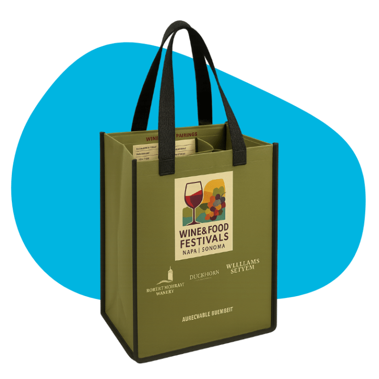 Reusable Bottle Totes with Dividers