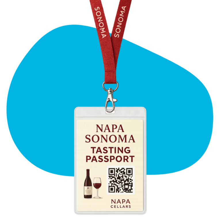 Tasting Passport Lanyards with QR Stamps