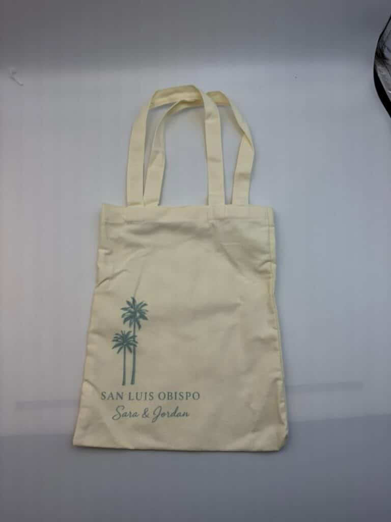 Custom Wedding Tote Bags