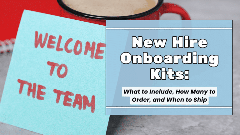 Coffee cup next to a sign advertising new hire