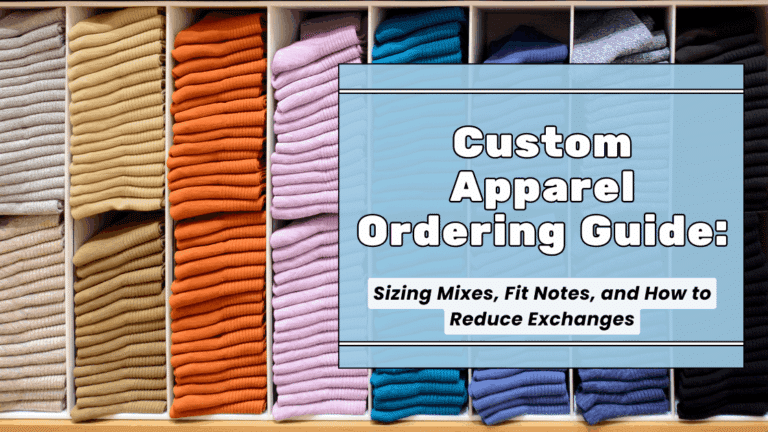 Custom Apparel Ordering Guide