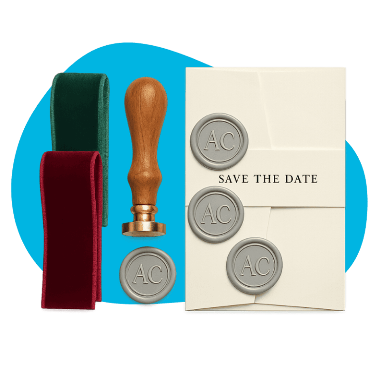 Custom Wax Seal & Ribbon Finishing Sets