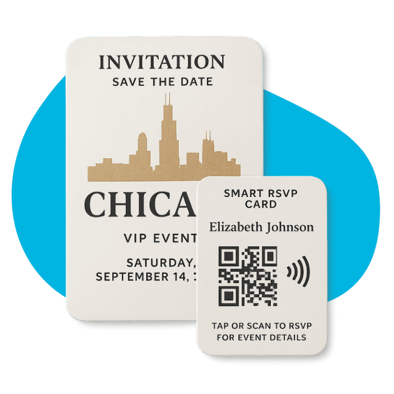Smart RSVP Cards with QR/NFC