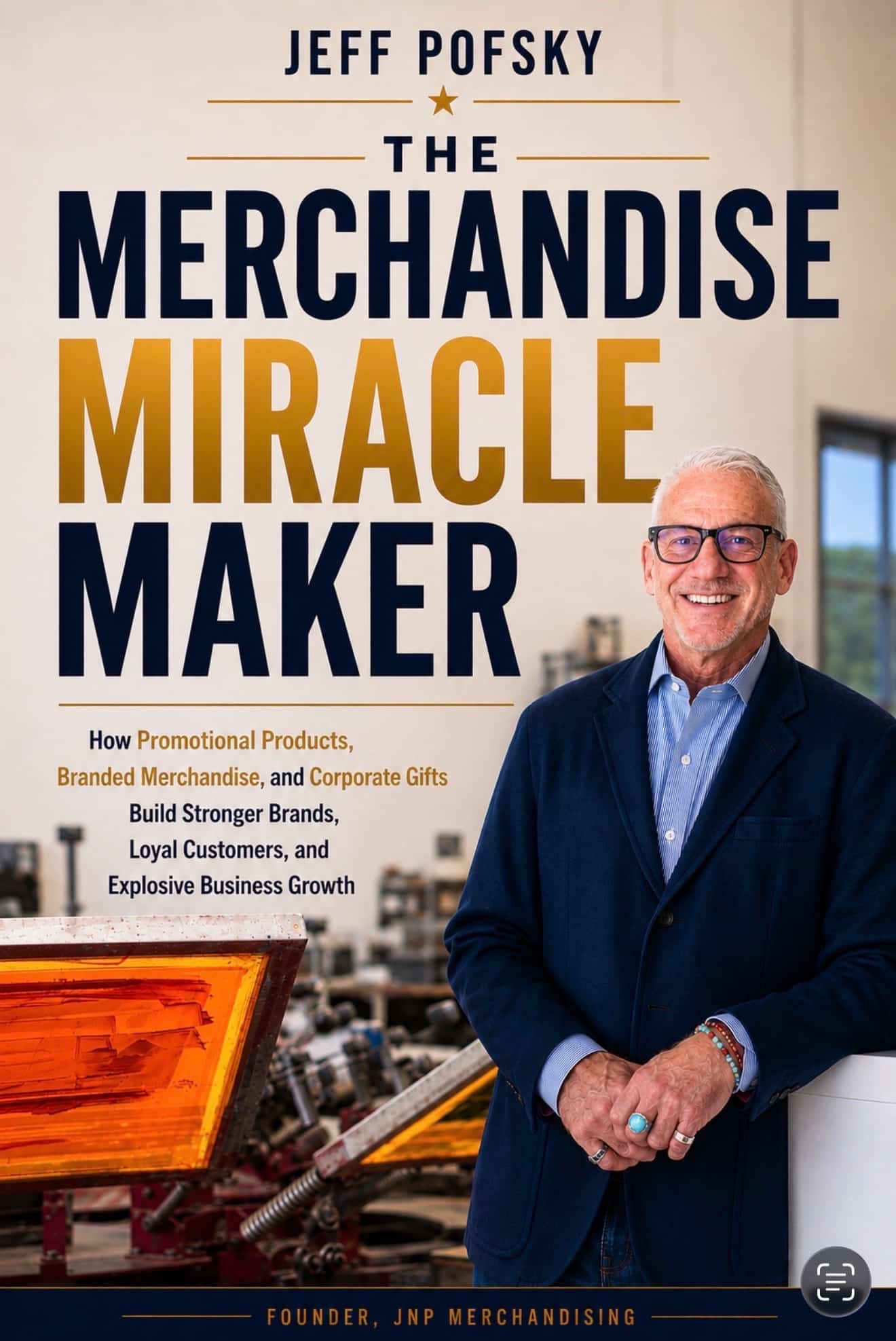 Jeff Pofsky book cover for The Merchandise Miracle Maker