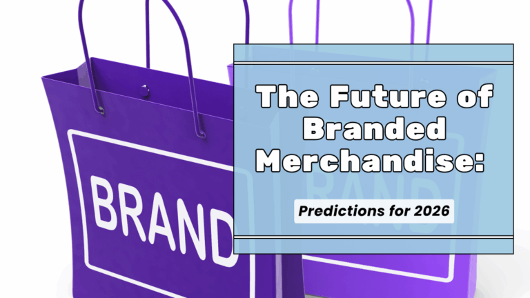 Purple bag with 'the future of