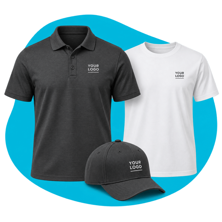 Custom merchandise concept: Coordinated Staff Apparel