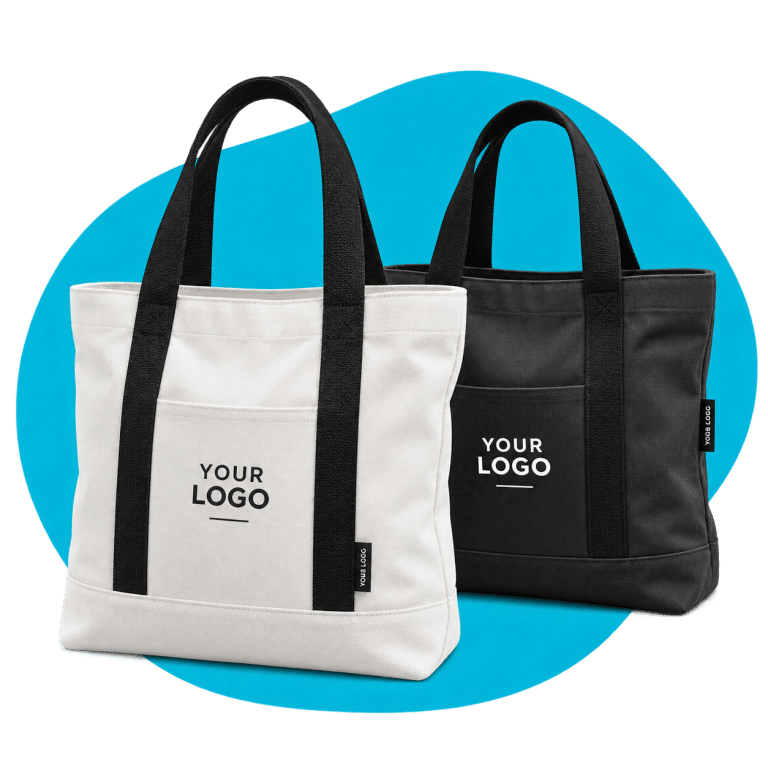 Custom merchandise concept: Reusable Event Tote Bags