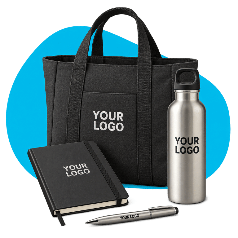 Custom merchandise concept: Attendee Welcome Kits
