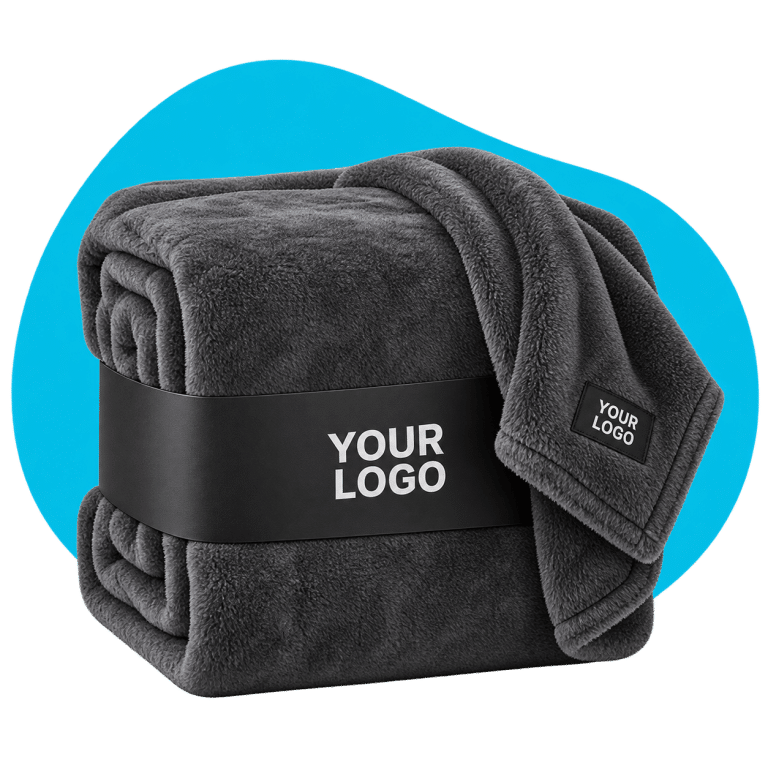 Custom merchandise concept: Custom Cozy Blankets
