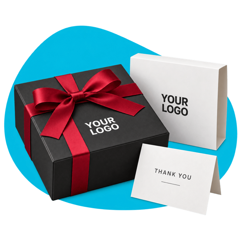 Custom merchandise concept: Personal Notes & Gift Packaging