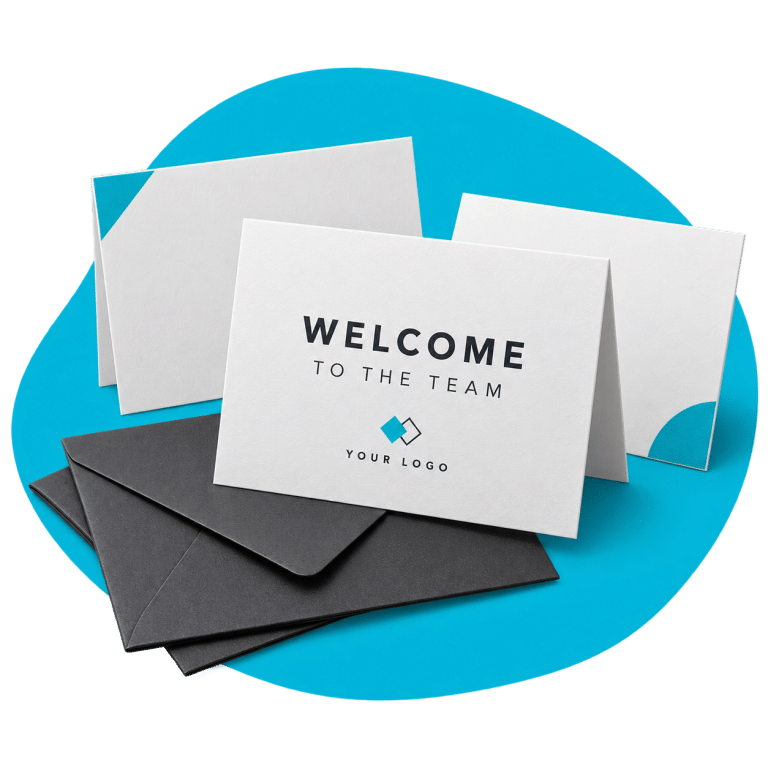 Custom merchandise concept: Personalized Recipient Cards