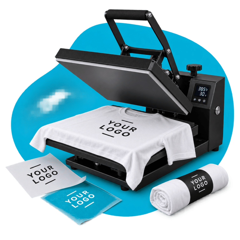Custom merchandise concept: Heat-Press Design Stations